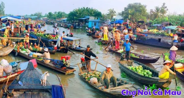 Chợ Nổi Cà Mau